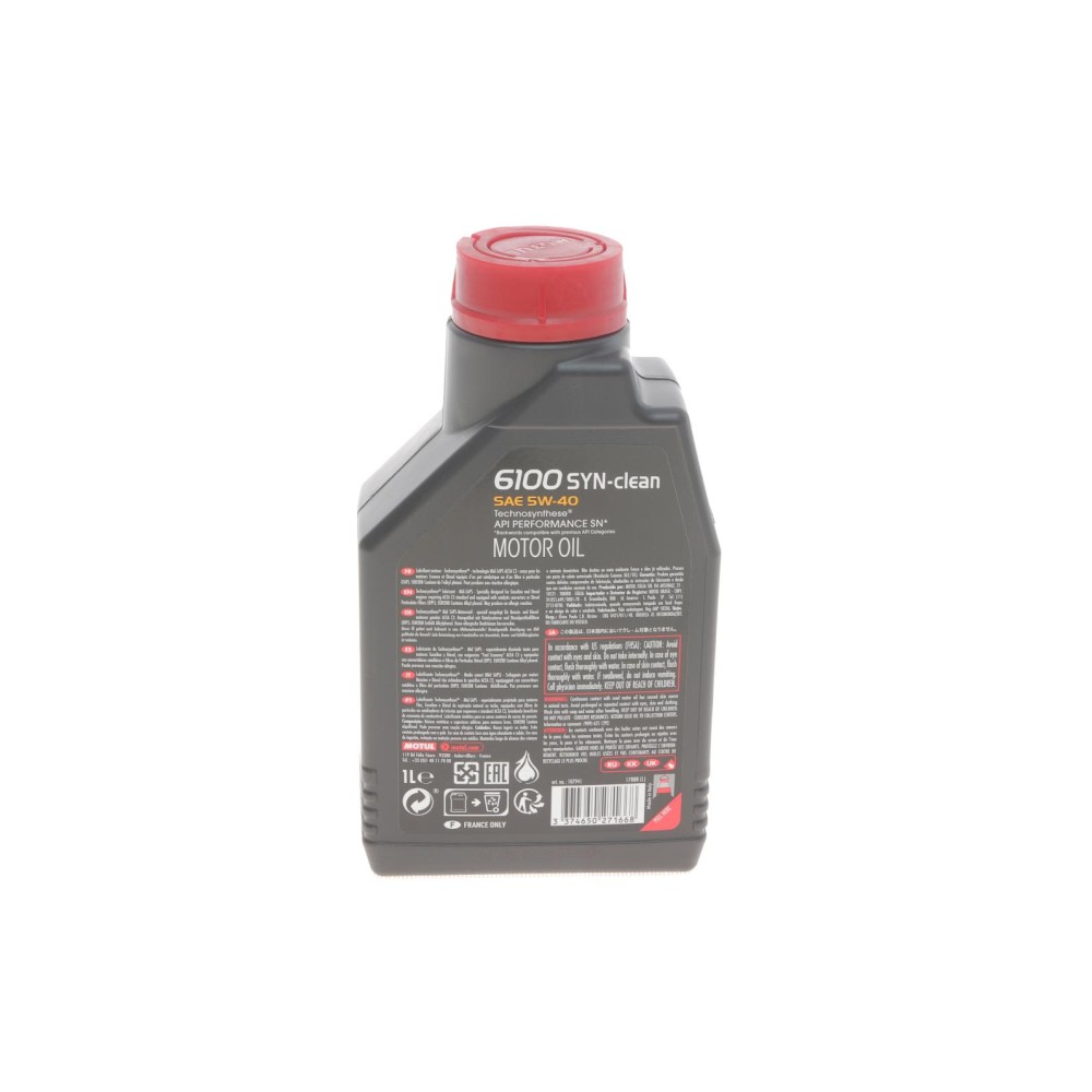 Олива 5W40 6100 SYN-clean (1л) ( BMW LL-04/GM-OPEL dexos2TM/MB 229.51/VW 502 00/505 01)