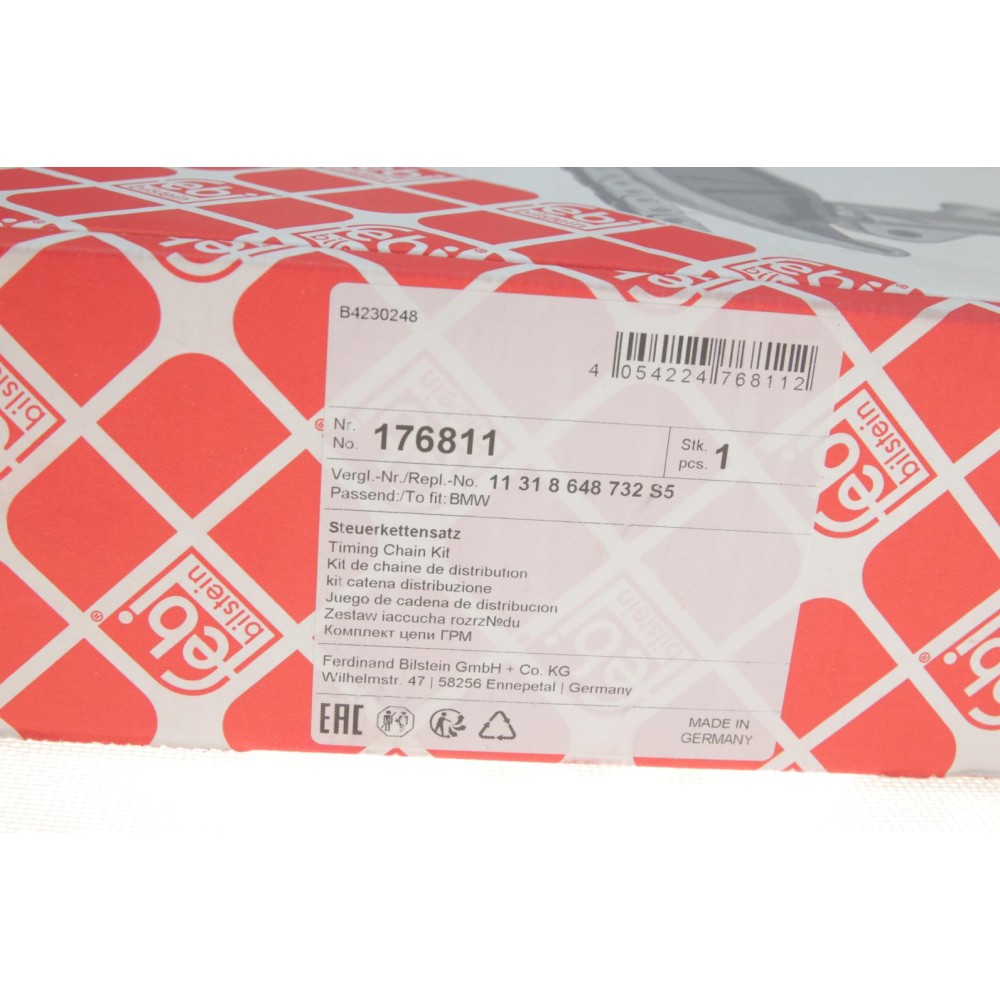 Комплект ланцюга ГРМ BMW 3 (F30)/4 (F33)/5 (F10)/X3 (F25) (N20B20/N52B30/N55B30) 10-18