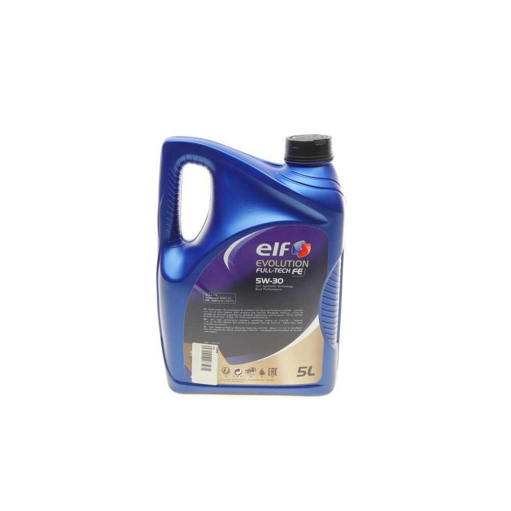 Олива 5W30 Evolution Full-Tech FE (5L) (C4/RN 0720/MB226.51) замінено на213935