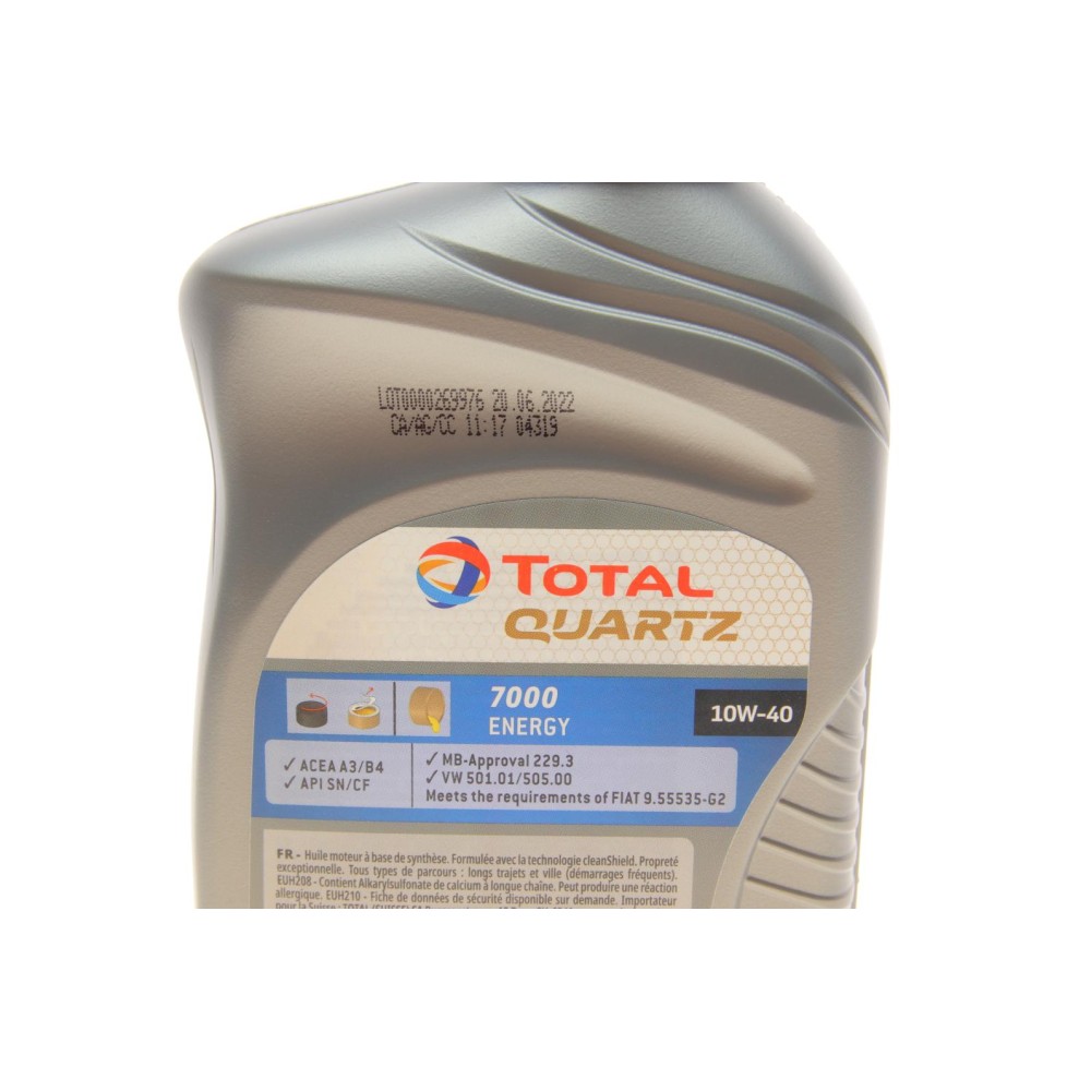 Олива моторна Quartz 7000 Diesel 10W40 (1 Liter) (MB229.1/VW505.00)