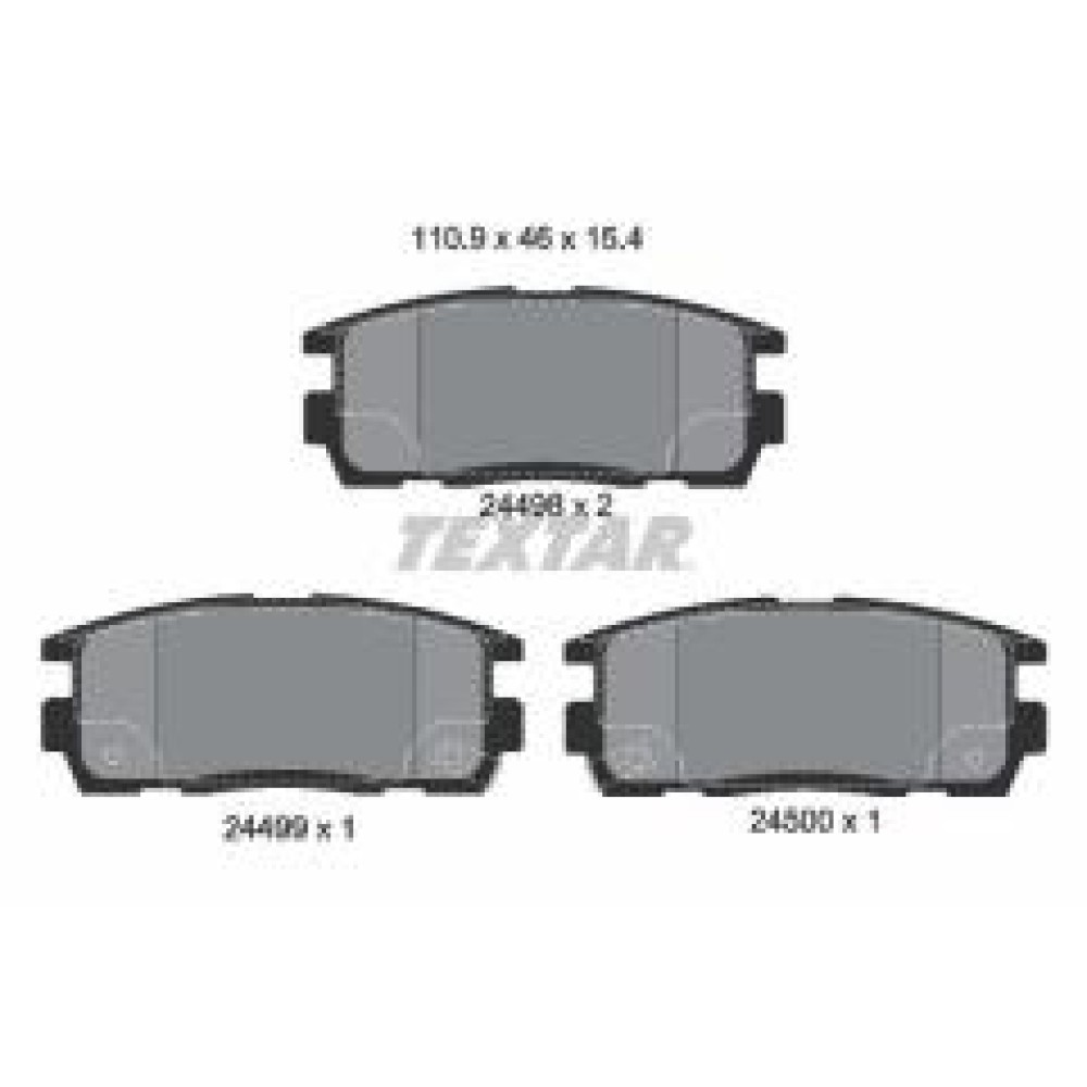 Колодки гальмівні (задні) Opel Antara A/Chevrolet Captiva 06- Q+