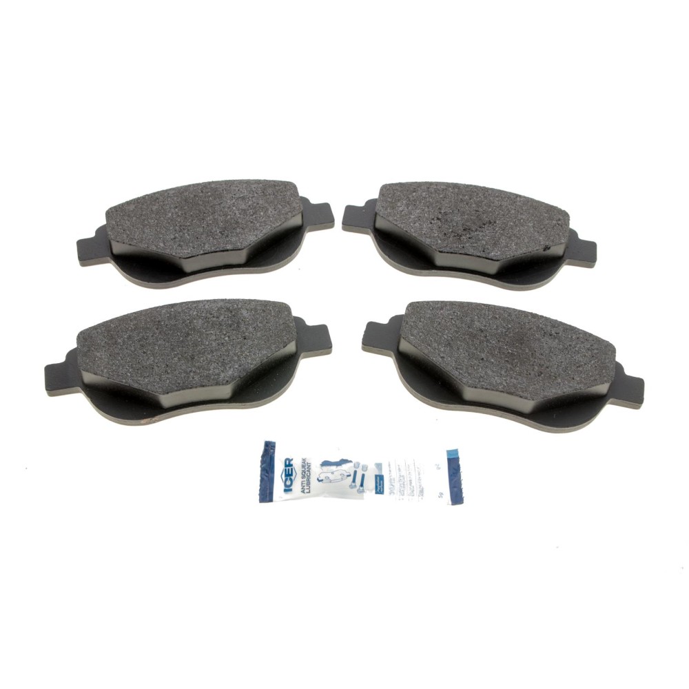 Колодки гальмівні (передні) Citroen C3 09-/C4 04-12/Peugeot 207 07-/307 03-12/1007 05-