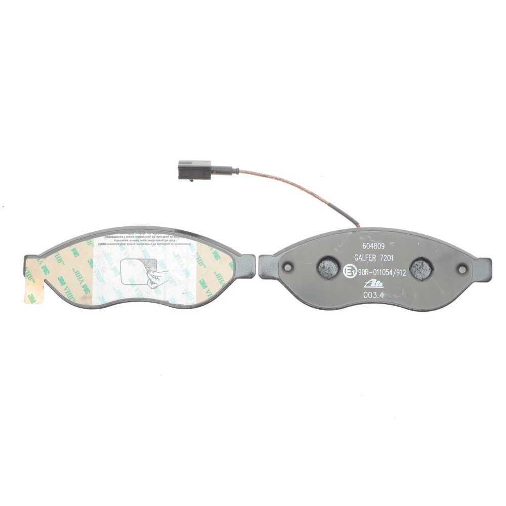 Колодки гальмівні (передні) Citroen Jumper/Fiat Ducato/Peugeot Boxer 06- (Brembo)/(з датчиком)