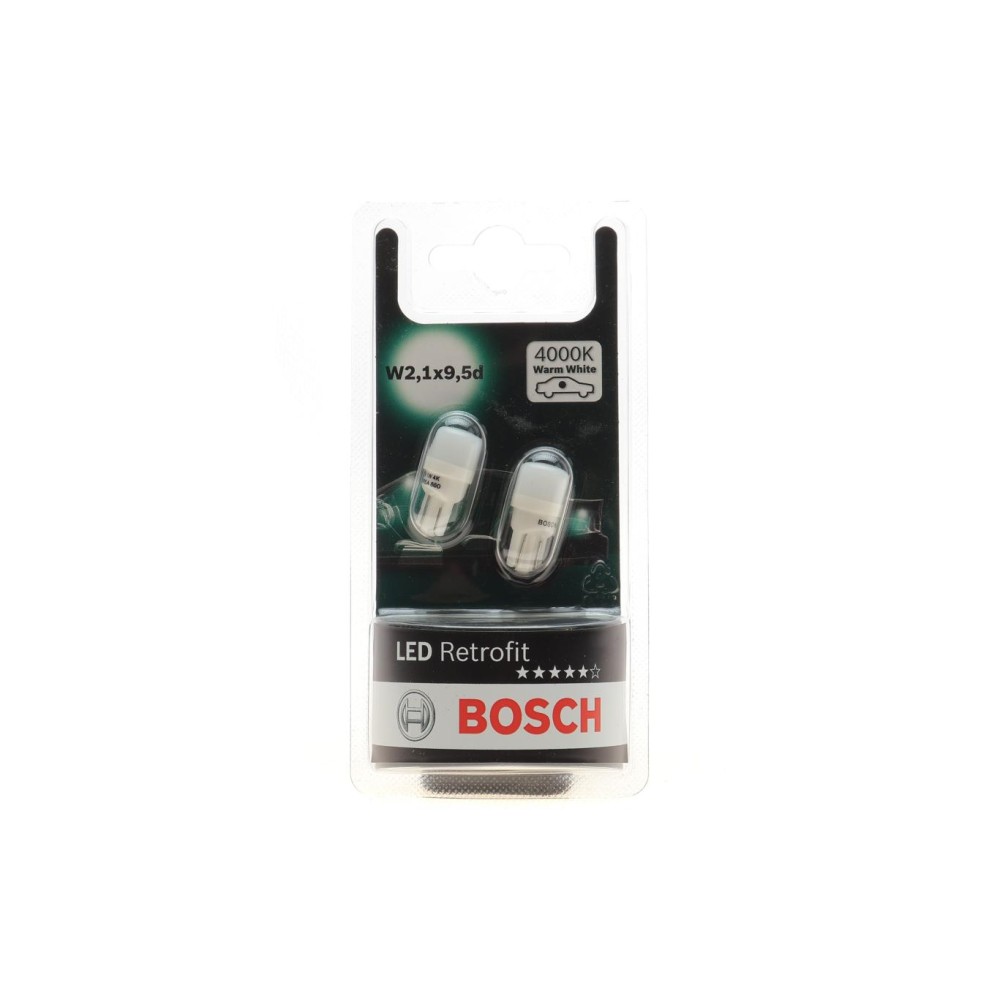 Автолампа W5W 12V 1W W2.1x9.5d LED Retrofit BL (4000K) (к-кт 2шт)