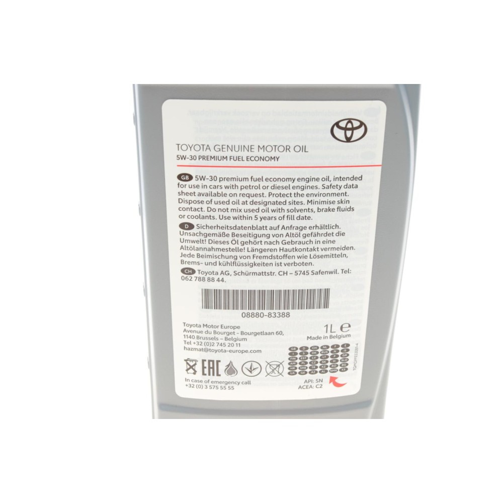 Олива 5W30 SAE PFE (1L) (ACEA A5/B5/C2/API SN)