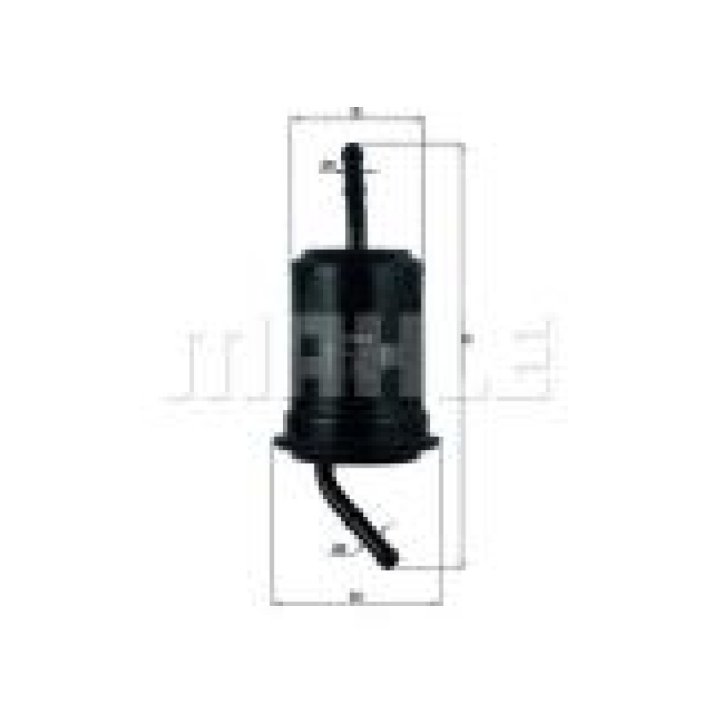 Фільтр паливний Mazda 323 89-01/626 87-92/RX-7 85-91(70x56x88)
