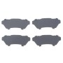 Комплект протискрипних пластин (задніх) Toyota Land Cruiser 100 98-07/Lexus LX II 98-08 (Akebono)