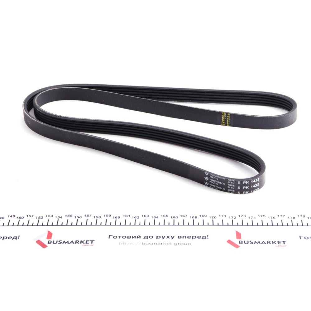 Ремінь генератора VW Passat B5/Audi A4/A6 1.9TDI 98- (5PK1432)