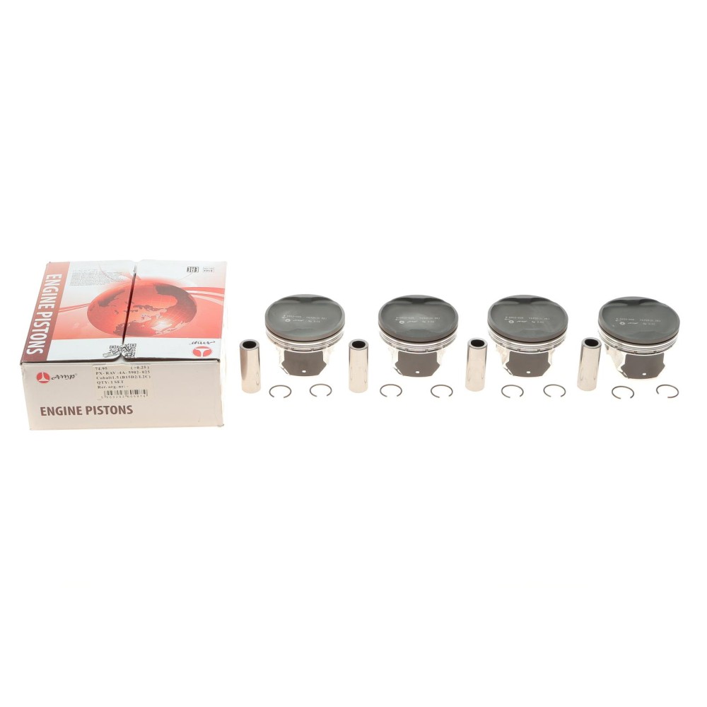 Поршень Ravon R4 1.5 15- (74.95mm/+0.25) (к-кт 4 шт)