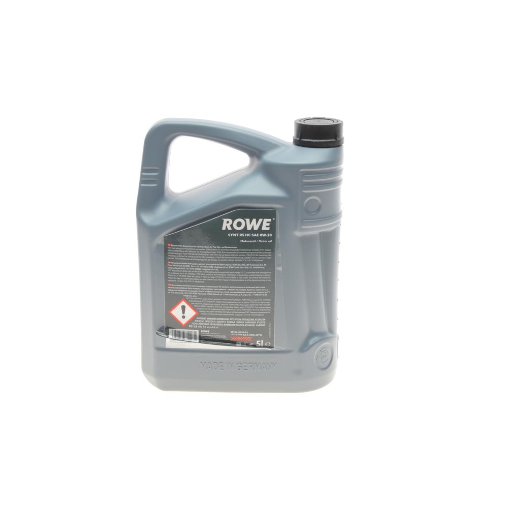 Олива 0W20 HIGHTEC SYNT RS HC (5L) (ACEA A5/B5) (API SN/API CF)