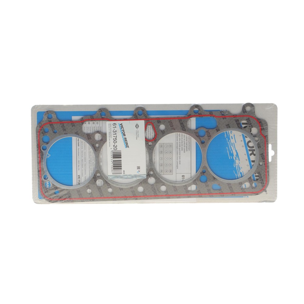 Прокладка ГБЦ Fiat Ducato 1.9D/TD -02, Ø83,20mm, 1.95mm, 2 метки