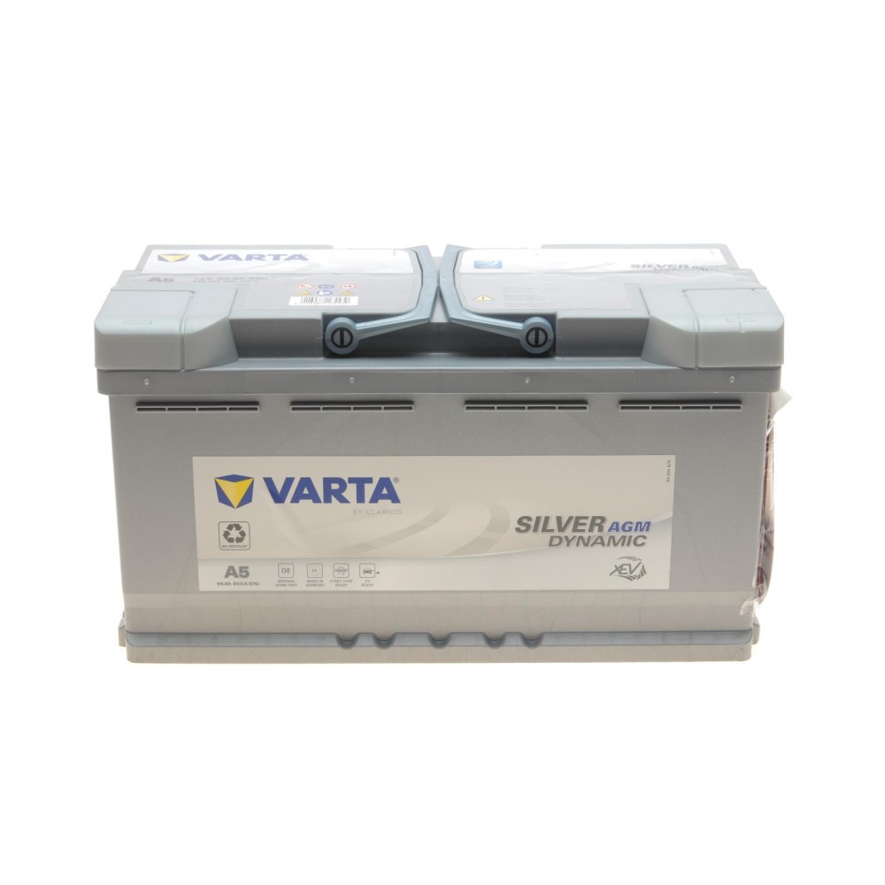 Акумуляторна батарея 95Ah/850A (353x175x190/+R/B13) (Start-Stop AGM) Silver Dynamic A5