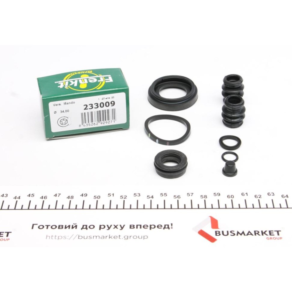 Ремкомплект супорта (заднього) Hyundai i10 08- (d=34mm) (Mando)