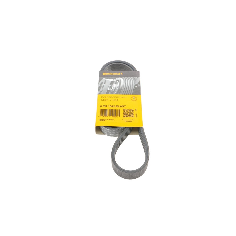 Ремінь генератора Ford Focus/Fiesta/Fusion 1.25-1.6 99-12/Mazda 2 1.25-1.6 03-07