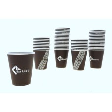 Стаканчик для кави паперовий (50 шт.) BM Parts, чорний