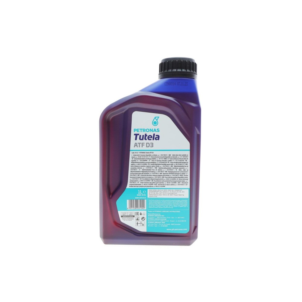 Олива TUTELA ATF D3 (1L) (GM Dexron III-H/Dexron III-G/Allison C4/Ford Mercon)