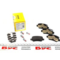Колодки гальмівні (задні) Opel Astra G/H 04- (Lucas) (замінено на 2341703)
