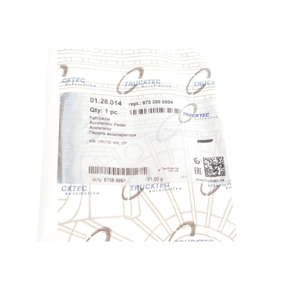 Педаль газу MB 609-811