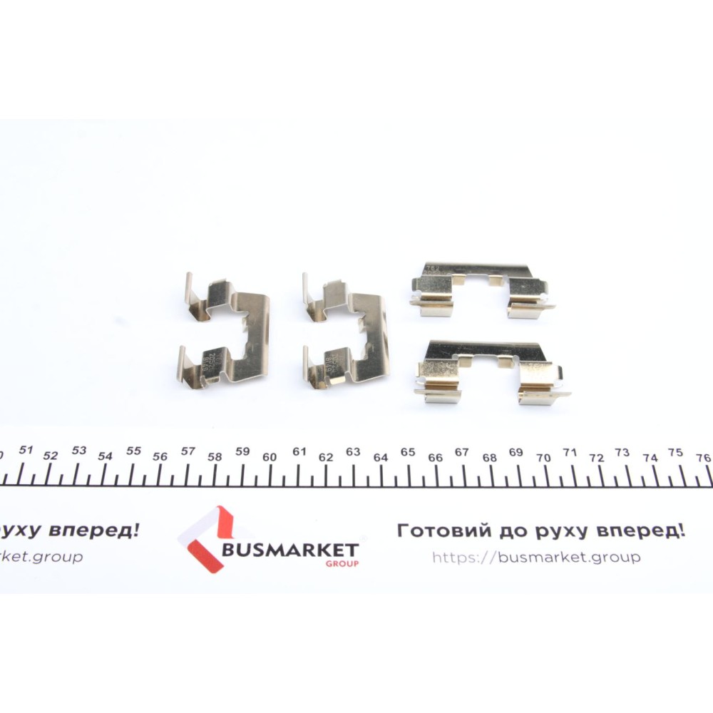 Планка супорта (заднього) прижимна (к-кт) Hyundai Accent 98-05 (Mando)