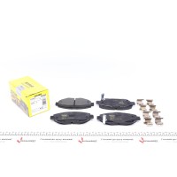 Колодки гальмівні (передні) Toyota Avensis 2.0D/2.2D 09- (Bosch) Q+