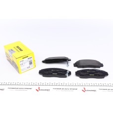 Колодки гальмівні (передні) Honda Accord/Civic 00- (Nissin) (148.8x58.5x17) R15