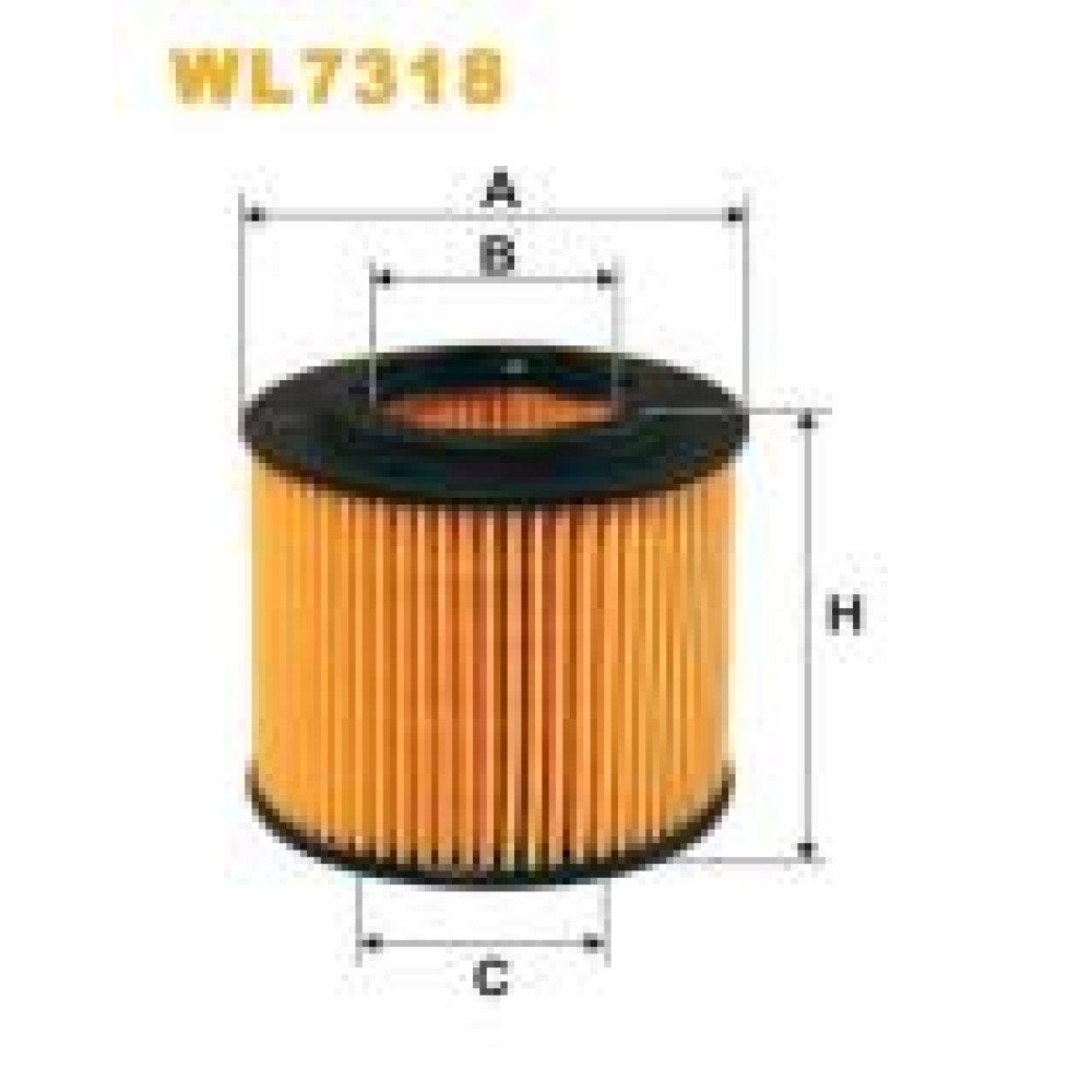 Фільтр масляний VW Fox/Polo/Seat Ibiza/Skoda Fabia/Rapid 1.2i 02-