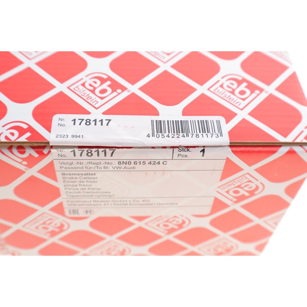 Супорт гальмівний (задній) (R) VW Bora/Golf 97-06 (d=38mm)