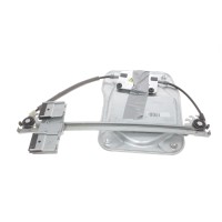 Склопідіймач (передній) Skoda Fabia 07-14 (R) (електро) (без моторчика) (з пластиною)