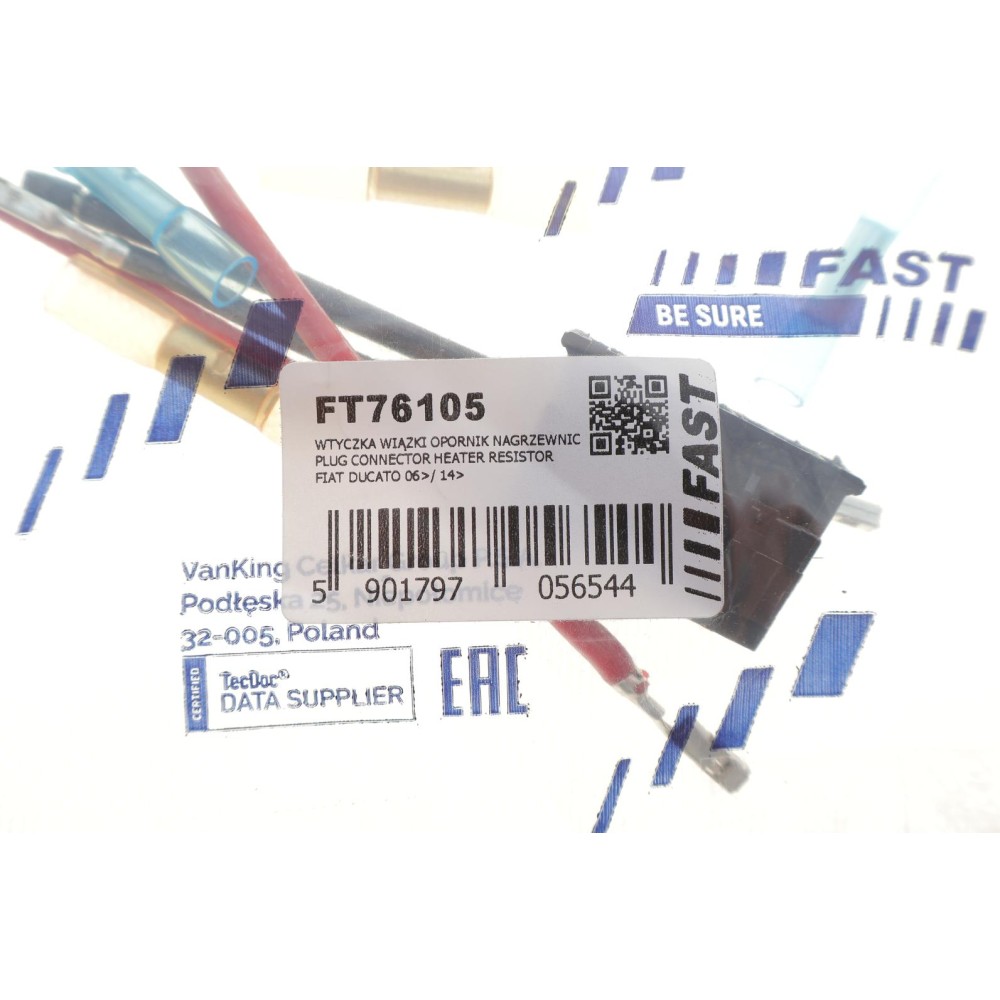 Ремкомплект фішки реостата пічки Fiat Ducato 2.2-3.0D Multijet 06-