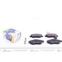 Колодки гальмівні (передні) Fiat Panda 03-/500/500C 07-/Ford Ka II 08-16 (+датчик)