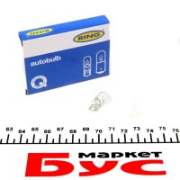 Автолампа W3W 12V 3W W2.1x9.5d Standard (без цоколя)