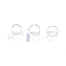 Кільця поршневі Fiat Doblo 1.2 01- (71.20mm/+0.40) (1.2-1.2-2.5)