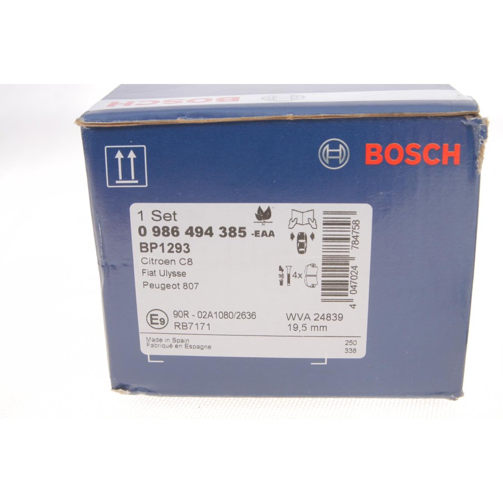 Колодки гальмівні (передні) Citroen C8/Peugeot 807 2.0/2.2 HDi 06-