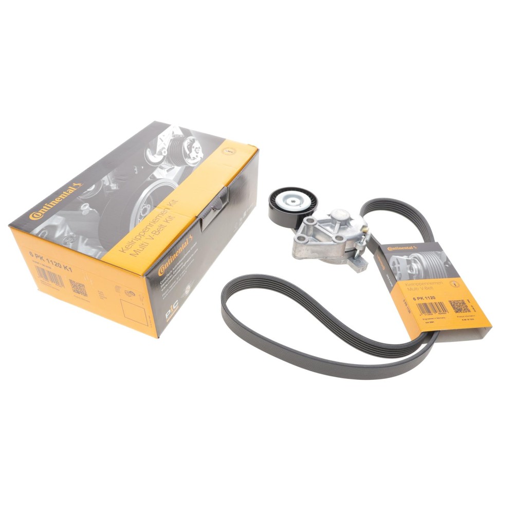 Комплект ременя генератора VW T5 1.9 TDI 03-09/Audi A3 1.9 TDI 00-03 (6PK1120)
