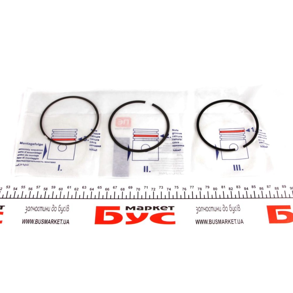 Кільця поршневі Fiat Doblo/Opel Combo 2.0D/CDTI 10- (83.00mm/1.5-1.5-2.0) = 8935090000
