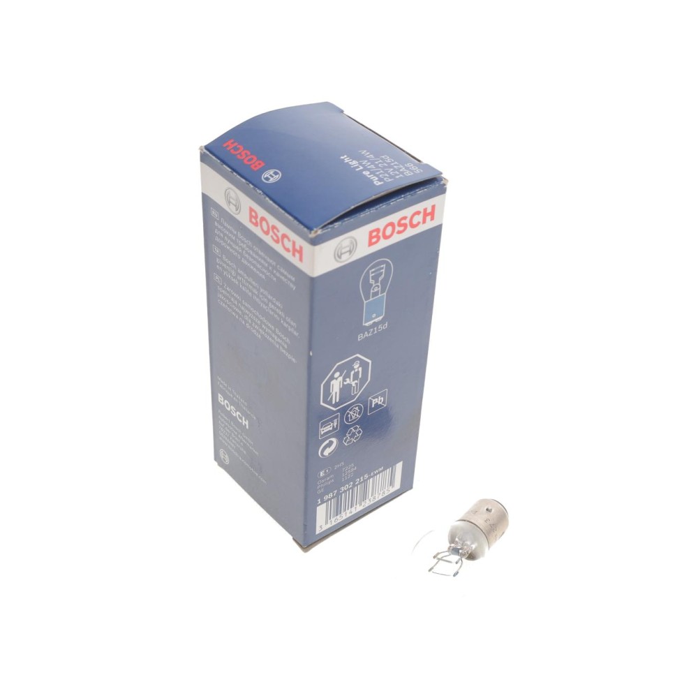 Автолампа P21/4W 12V 21/4W BAZ15d Pure Light