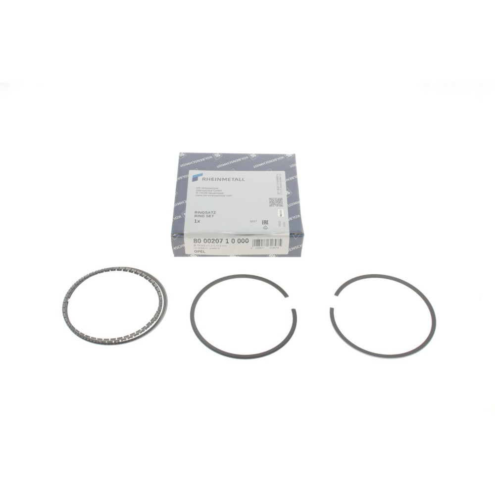 Кільця поршневі Opel Vectra 1.6i 88-02 (79.00mm/STD) (1.2-1.5-3)