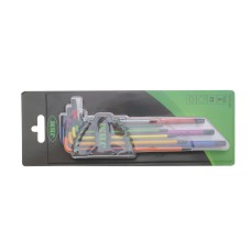 Набір ключів Г-под. Torx T10-T50 (кольорові)