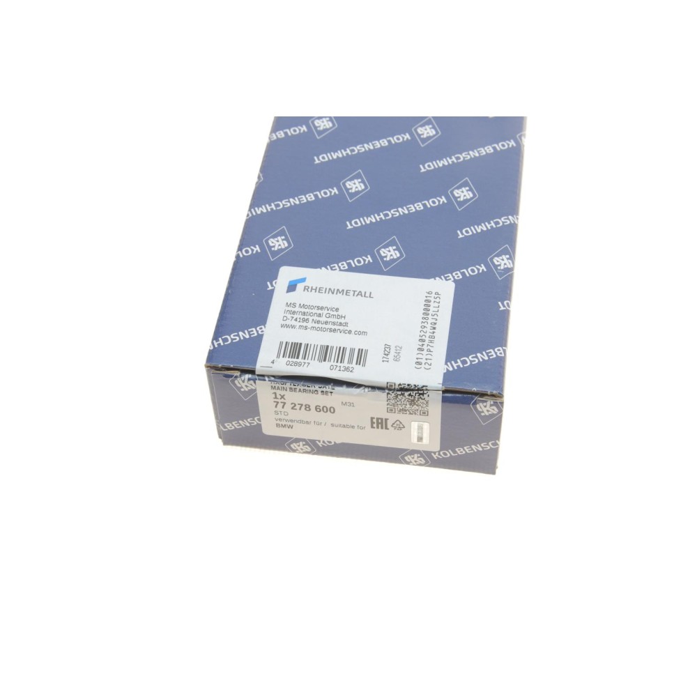 Вкладиші корінні BMW 3 (E46/E90)/5 (E39/E60) 98-11 M47/N47 (STD)
