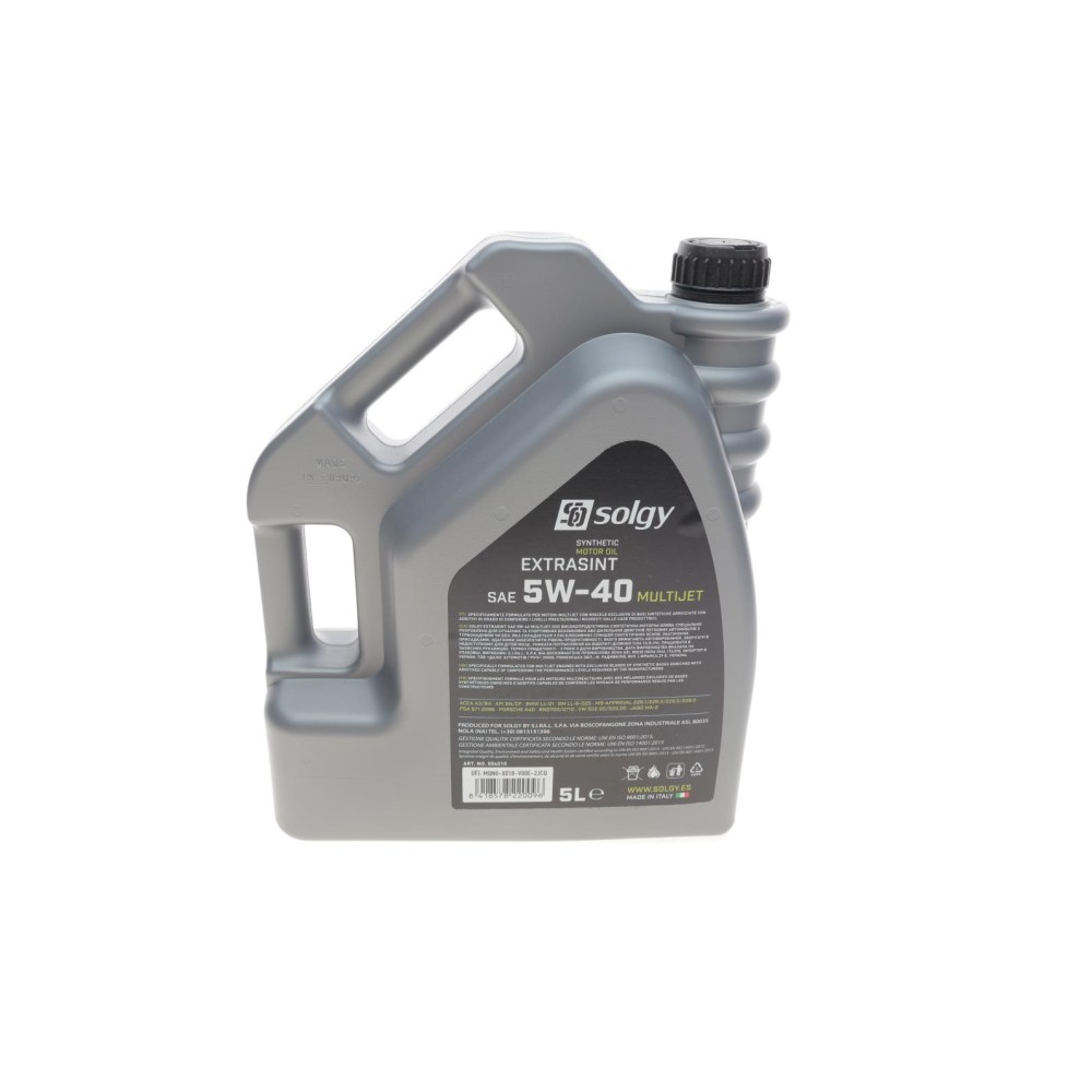 Олива 5W40 EXTRASINT MULTIJET (5L) (RN 0700/0710/MB226.51/API SN/CF/ACEA A3/B4)