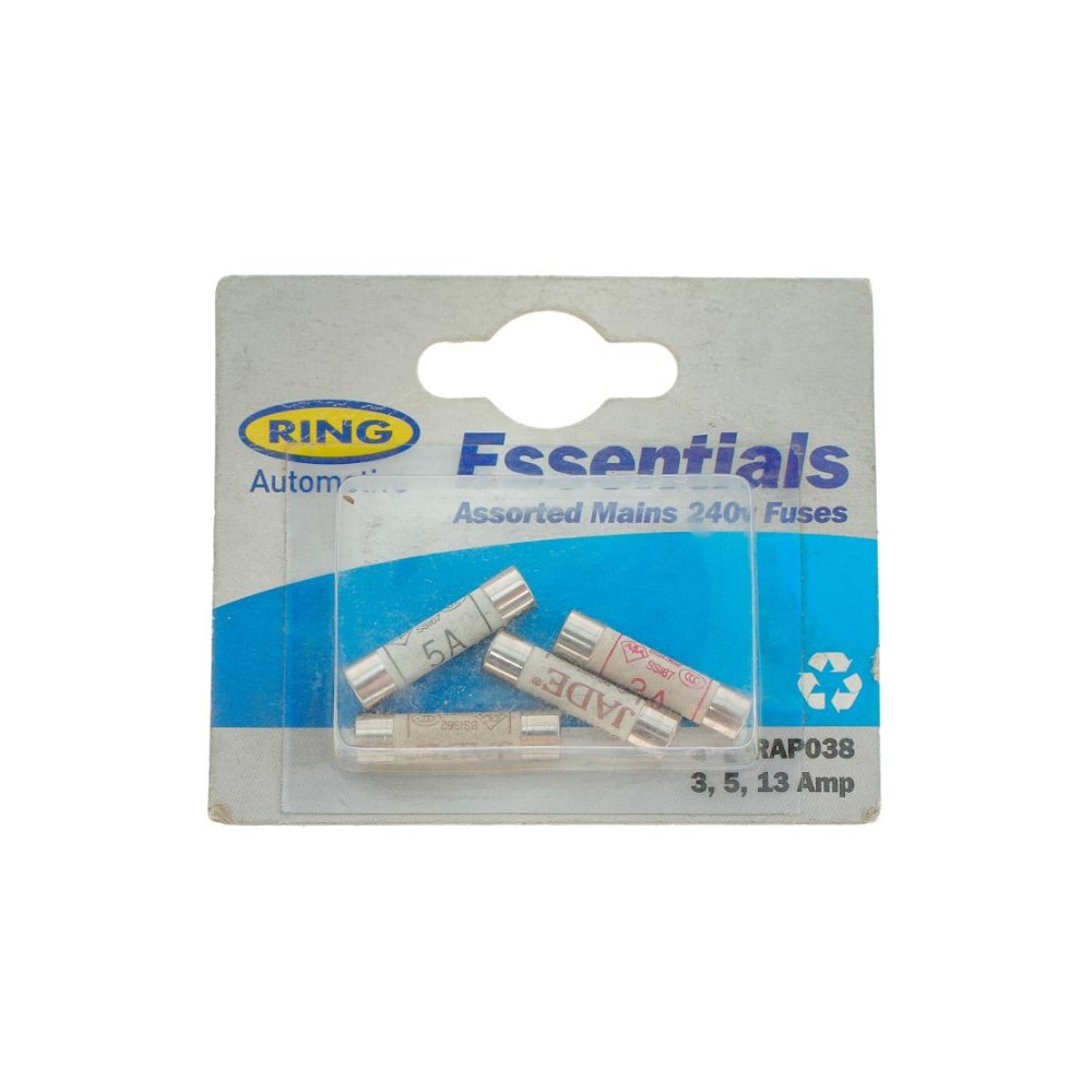 Комплект запобіжників 240V (3A/5A/13A)
