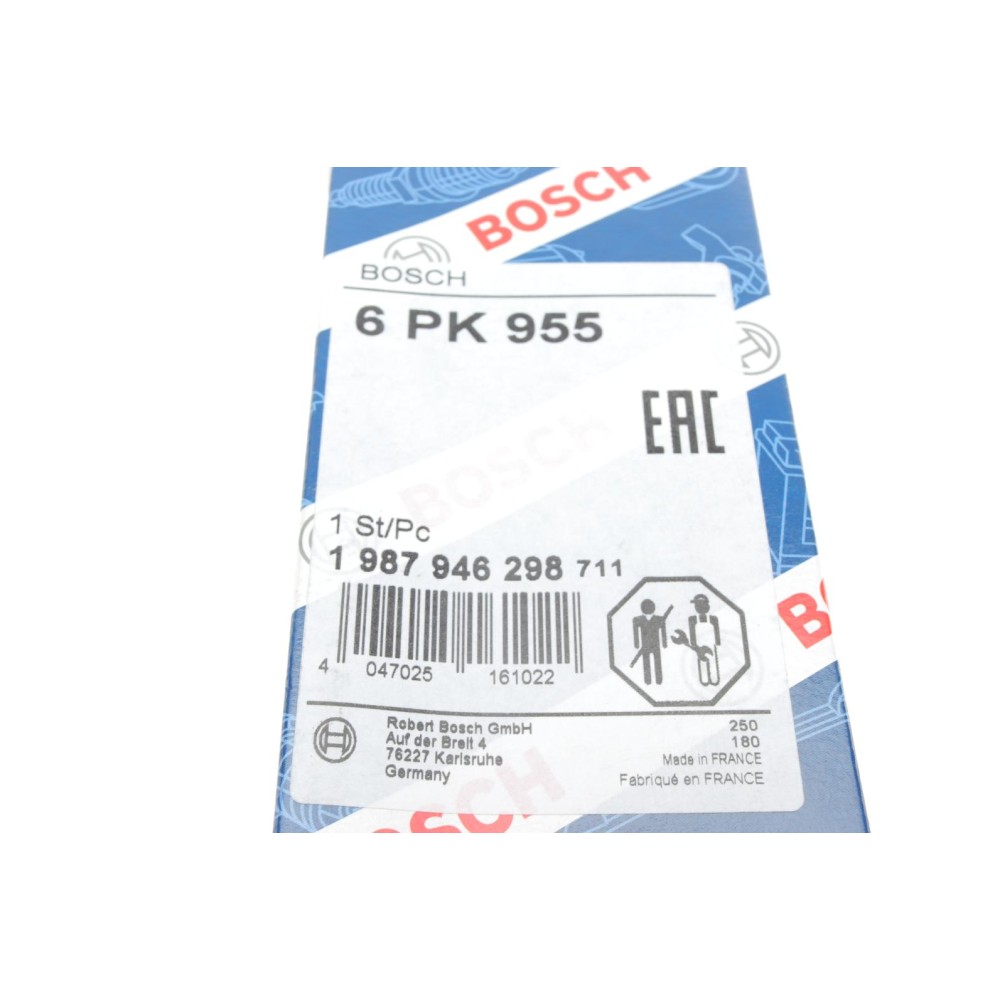 Ремінь генератора VW Golf/Skoda Octavia 2.0i 04-13/Mazda 2/3 1.5 13-/Kia Ceed 1.4/1.6 07- (6PK955)