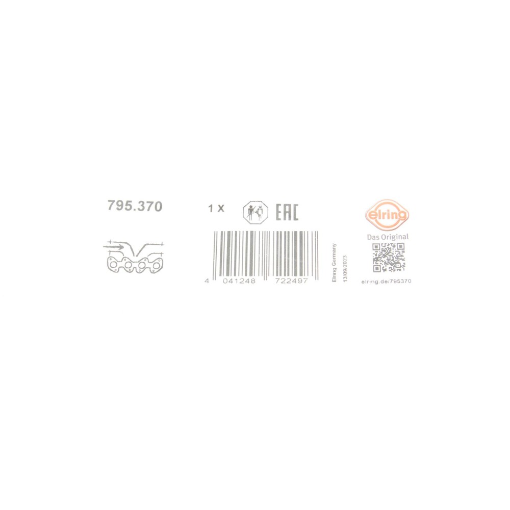 Прокладка колектора впускного Hyundai Sonata/ix55/Kia Sorento 3.3/3.8 05- (L)