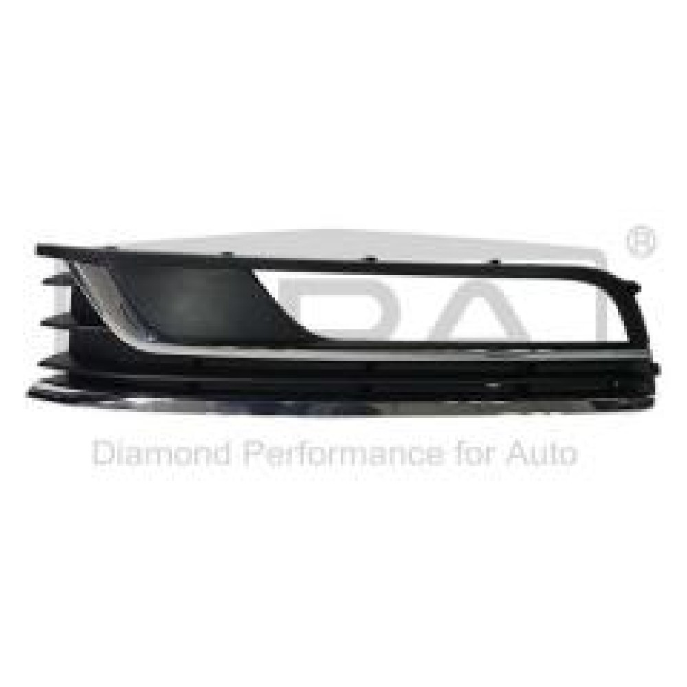 Накладка бампера (переднього) VW Passat B7 10-14 (L)