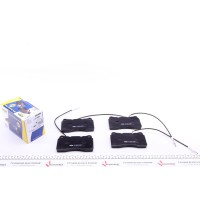 Колодки гальмівні (передні) Citroen C8 02-/Peugeot 208 12-/ 3008 09-17/ 607/807 02- (з датчиками)