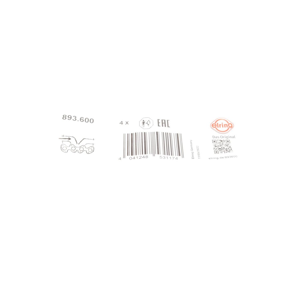 Прокладка колектора впускного Citroen C4/C5/Peugeot 207/208/308/508 1.6 HDi 06-