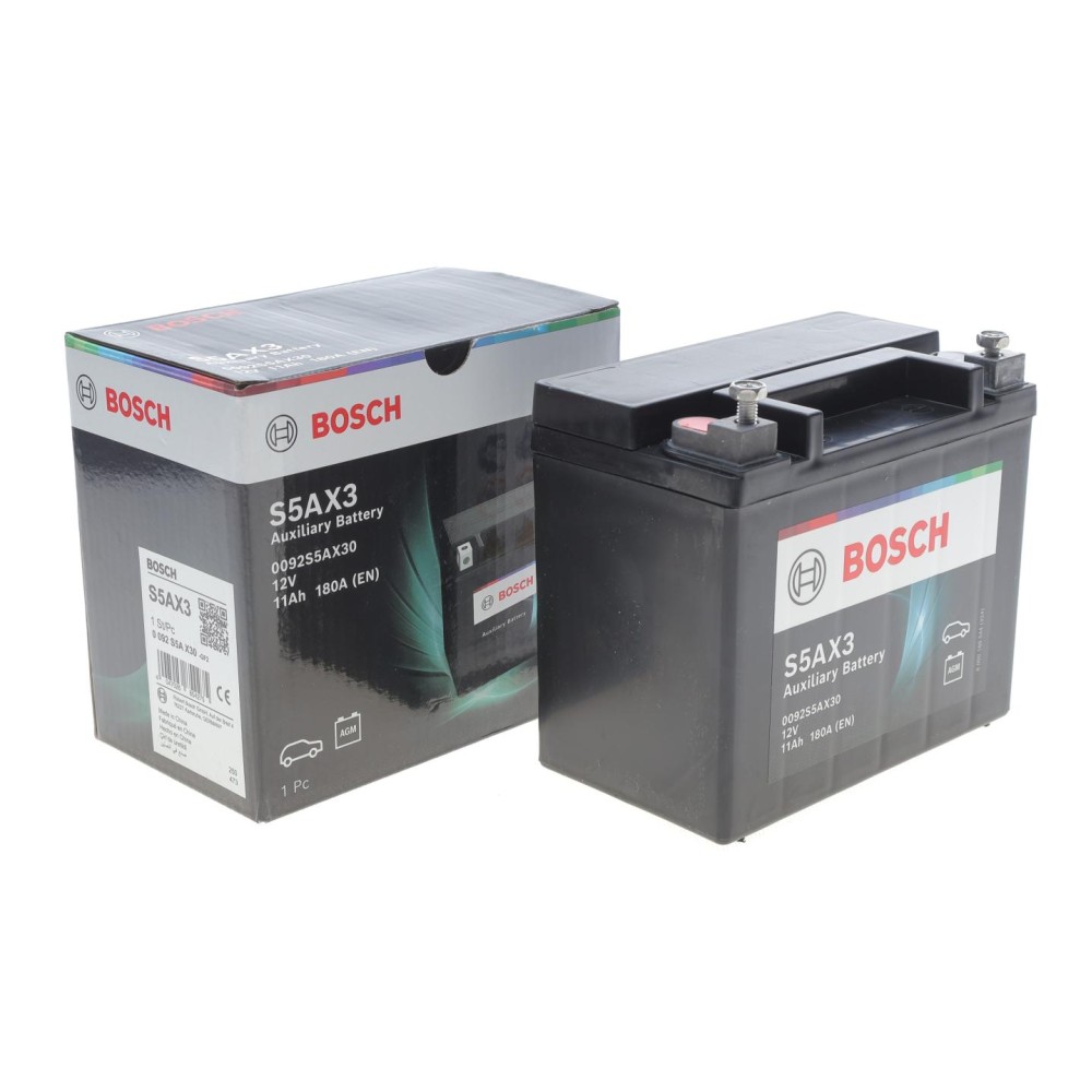 Акумуляторна батарея 11Ah/180A S5AX Aux (150x87x130/+L/BO) (Start-Stop/AGM/допоміжна)