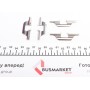 Планка супорта (заднього) прижимна (к-кт) VW Golf III/IV/Seat Toledo 91- (Lucas)