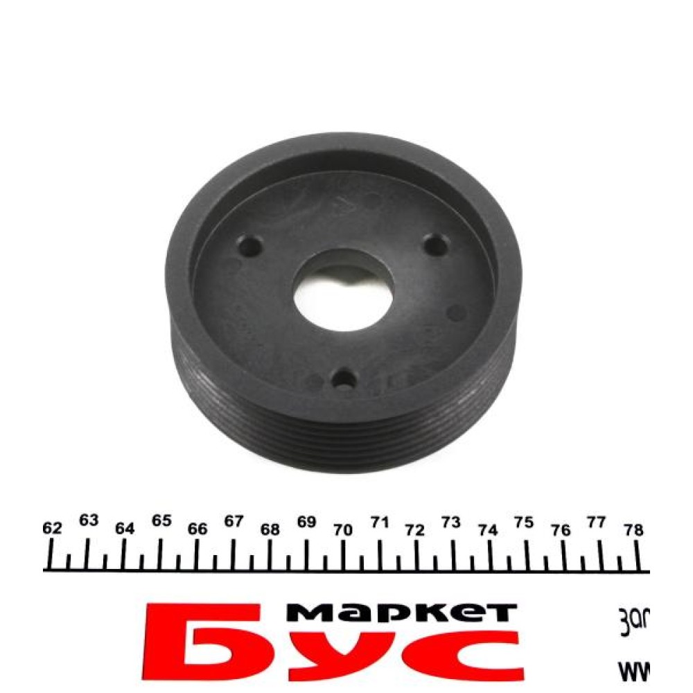 Шків насосу ГПК Renault Master 2.5dCi (3отв.) (113мм) (7PK)(пластик)