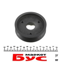 Шків насосу ГПК Renault Master 2.5dCi (3отв.) (113мм) (7PK)(пластик)